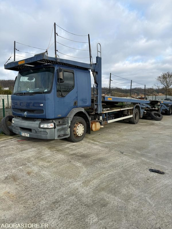 RENAULT 370 DCI PREMIUM PORTE 8 AVEC REMORQUE ROLFO - 67800KM - 2002 - Camion: photos 1 RENAULT 370 DCI PREMIUM PORTE 8 AVEC REMORQUE ROLFO - 67800KM - 2002 - Camion: photos 1