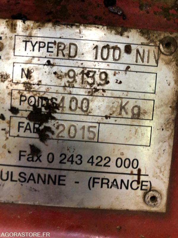 Enfouisseur de pierres DAIRON RD100NIV pour micro tracteur 22-35CV - Machine agricole: photos 5 Enfouisseur de pierres DAIRON RD100NIV pour micro tracteur 22-35CV - Machine agricole: photos 5