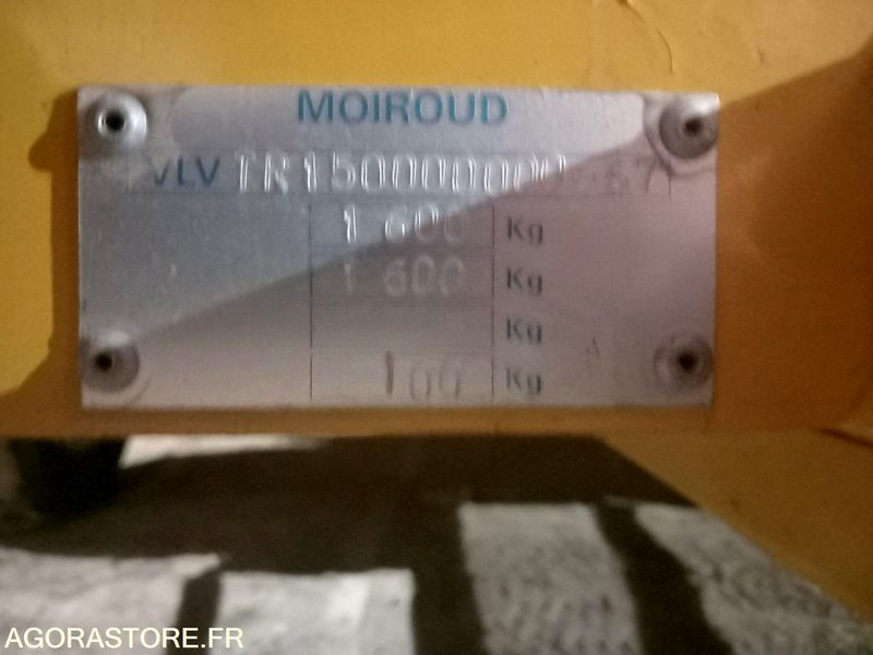 REMORQUE TR 1500 - Machine agricole: photos 4 REMORQUE TR 1500 - Machine agricole: photos 4
