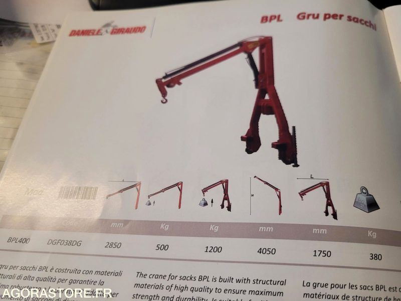 Lève sac - Machine agricole: photos 3 Lève sac - Machine agricole: photos 3