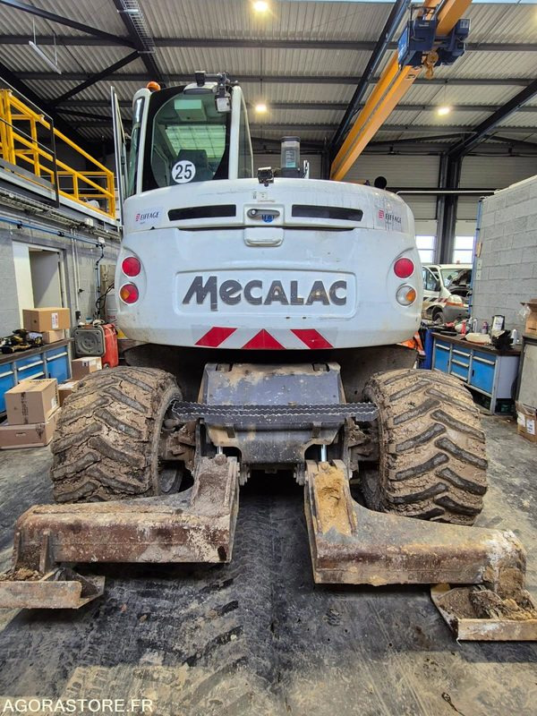 PELLE A PNEUS - MECALAC 714 MW NON ROULANTE - 2016 / 11695 HEURES (MA556) - Pelle: photos 5 PELLE A PNEUS - MECALAC 714 MW NON ROULANTE - 2016 / 11695 HEURES (MA556) - Pelle: photos 5