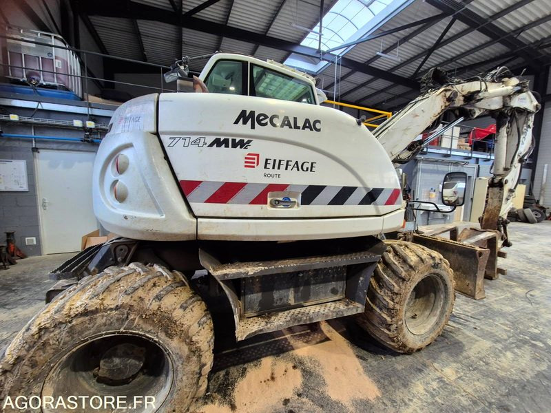 PELLE A PNEUS - MECALAC 714 MW NON ROULANTE - 2016 / 11695 HEURES (MA556) - Pelle: photos 4 PELLE A PNEUS - MECALAC 714 MW NON ROULANTE - 2016 / 11695 HEURES (MA556) - Pelle: photos 4