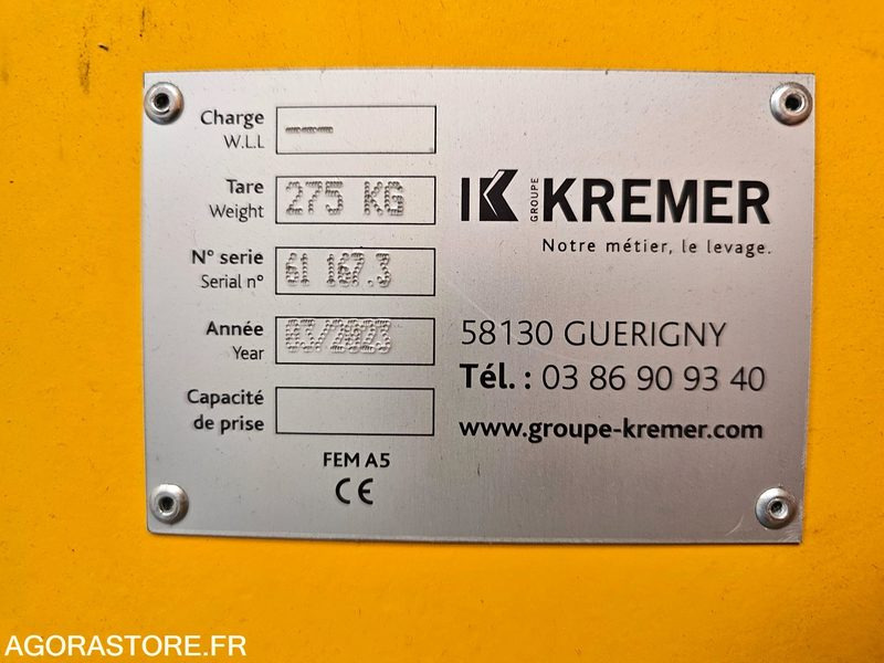 PORTIQUE DE LEVAGE KREMER - 389132 / 389133 - Portique de manutention: photos 3 PORTIQUE DE LEVAGE KREMER - 389132 / 389133 - Portique de manutention: photos 3