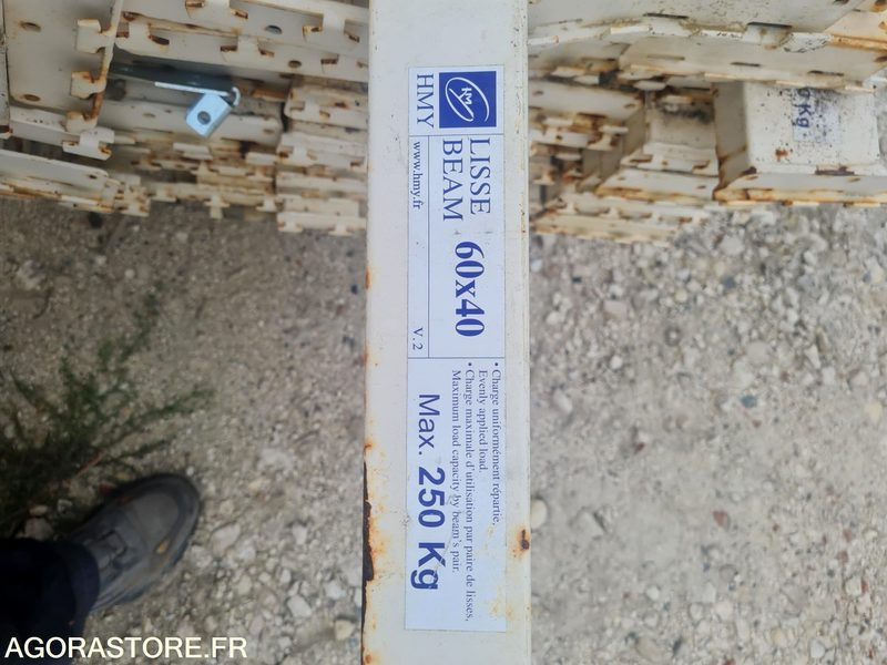 Matériel de chantier RACK étagère  industriel idéat stockage des pneus hauteur 3 ml largeur 58 cm: photos 6