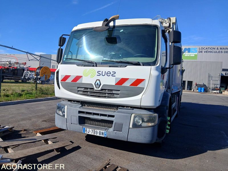 RENAULT 26T/BOM - FJ739BN - Benne à ordures ménagères: photos 1 RENAULT 26T/BOM - FJ739BN - Benne à ordures ménagères: photos 1