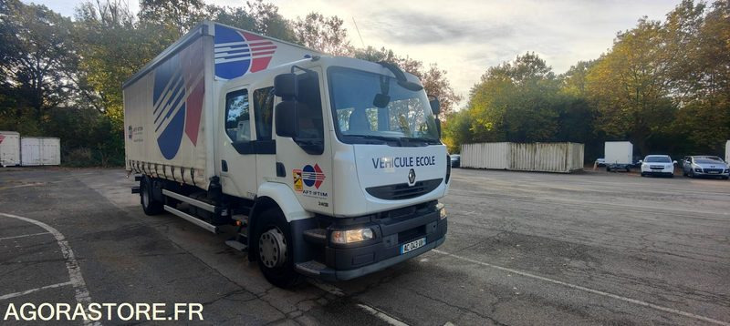RENAULT MIDLUM AUTO ECOLE 240 DXI - 2009 - 332470 Kms - Camion à rideaux coulissants: photos 3 RENAULT MIDLUM AUTO ECOLE 240 DXI - 2009 - 332470 Kms - Camion à rideaux coulissants: photos 3