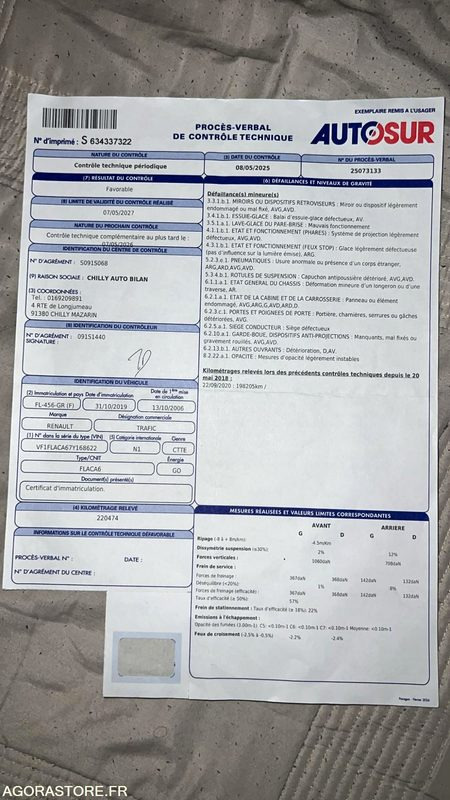 RENAULT TRAFIC 2006 220400 KM - Fourgon utilitaire: photos 4 RENAULT TRAFIC 2006 220400 KM - Fourgon utilitaire: photos 4