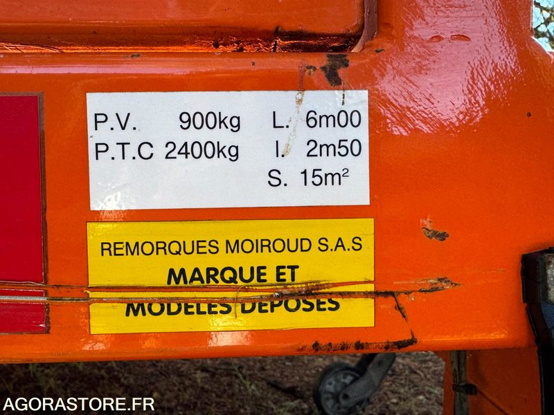 REMORQUE MOIROUD - Remorque: photos 5 REMORQUE MOIROUD - Remorque: photos 5
