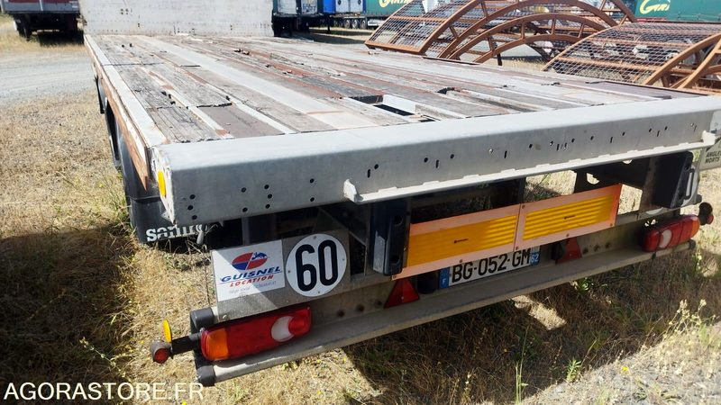 REMORQUE - SAMRO REMORQUE 2ESS PLATEAU - 2011 - BG-052-GM - Remorque: photos 5 REMORQUE - SAMRO REMORQUE 2ESS PLATEAU - 2011 - BG-052-GM - Remorque: photos 5