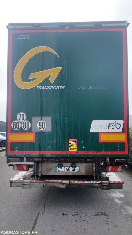 SEMI TROUILLET 3ESS PLSC HAYON - 2013 - CY-148-GF - Remorque: photos 2 SEMI TROUILLET 3ESS PLSC HAYON - 2013 - CY-148-GF - Remorque: photos 2