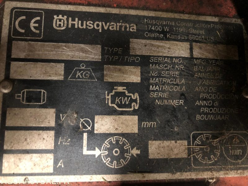 SCIE A SOL HUSQVARNA FS413 - 500 mm - Matériel de chantier: photos 5 SCIE A SOL HUSQVARNA FS413 - 500 mm - Matériel de chantier: photos 5