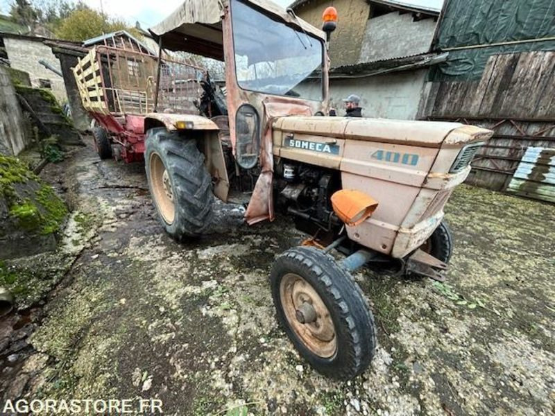 TRACTEUR SOMECA 400 - 3065 HEURES - Tracteur agricole: photos 3 TRACTEUR SOMECA 400 - 3065 HEURES - Tracteur agricole: photos 3