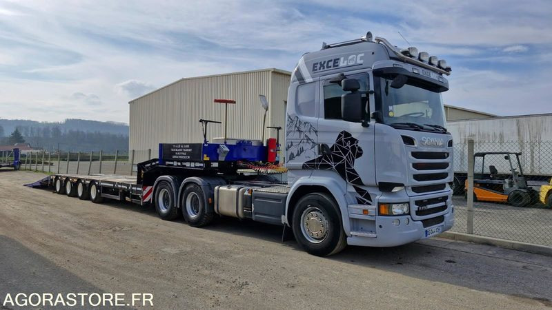 CAMION TRACTEUR 6X4 SCANIA R730 V8 2014 440 000 KM PTRA 150T + PORTE ENGINS FAYM - Tracteur routier: photos 2 CAMION TRACTEUR 6X4 SCANIA R730 V8 2014 440 000 KM PTRA 150T + PORTE ENGINS FAYM - Tracteur routier: photos 2