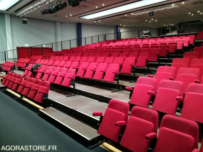 Tribune Samia Systema 2000 - 244 places (gradin salle de spectacle / théâtre) - Outil/ Équipement: photos 1 Tribune Samia Systema 2000 - 244 places (gradin salle de spectacle / théâtre) - Outil/ Équipement: photos 1