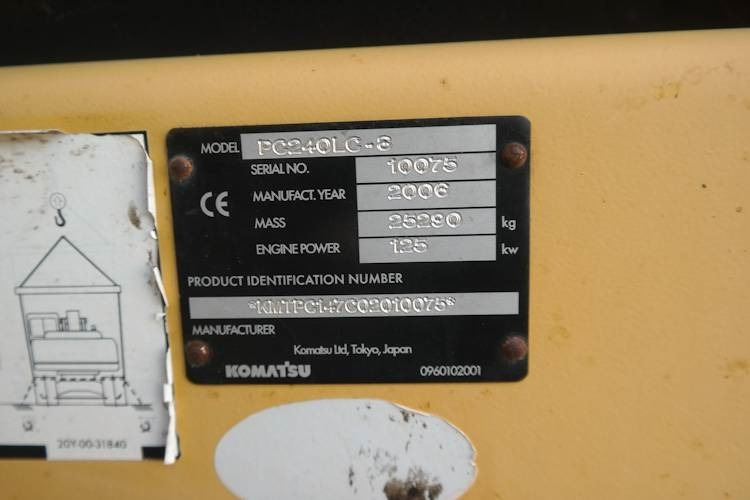 Pelle sur chenille Komatsu PC240-8: photos 14