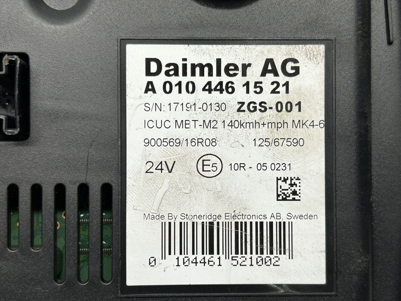 Mercedes-Benz UK version - Panel de instrumentos pour Camion: photos 4 Mercedes-Benz UK version - Panel de instrumentos pour Camion: photos 4