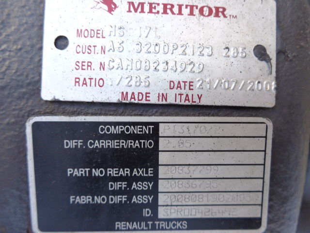 Renault MS 171, 177E , MS17X, RSS1344C ! All ratios 2.85 ; 2.64 ; 3.08 . - Différentiel pour Camion: photos 4 Renault MS 171, 177E , MS17X, RSS1344C ! All ratios 2.85 ; 2.64 ; 3.08 . - Différentiel pour Camion: photos 4