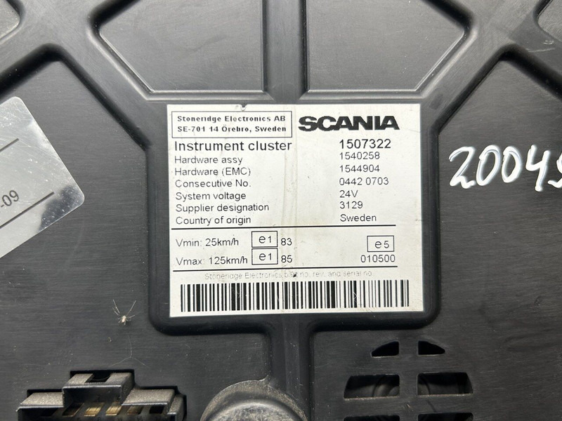 Scania instrumental cluster - Panel de instrumentos pour Camion: photos 5 Scania instrumental cluster - Panel de instrumentos pour Camion: photos 5