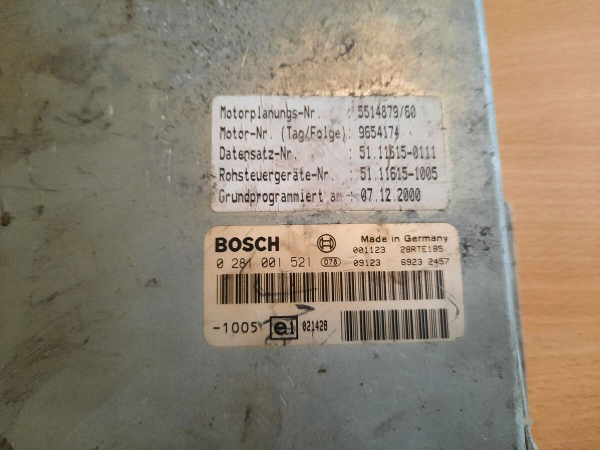 MAN BOSCH 0281001521. 0261200173 \ 020600009 1730575 MAN - Bloc de gestion pour Bus: photos 5 MAN BOSCH 0281001521. 0261200173 \ 020600009 1730575 MAN - Bloc de gestion pour Bus: photos 5