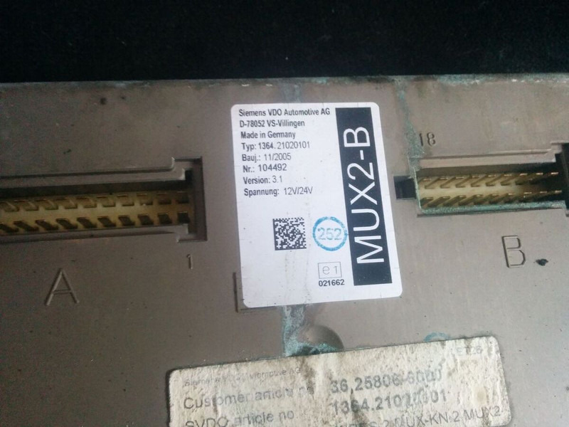 Bloc de gestion MAN MUX2-M 1364.21020101/ 1364.21010101: photos 6