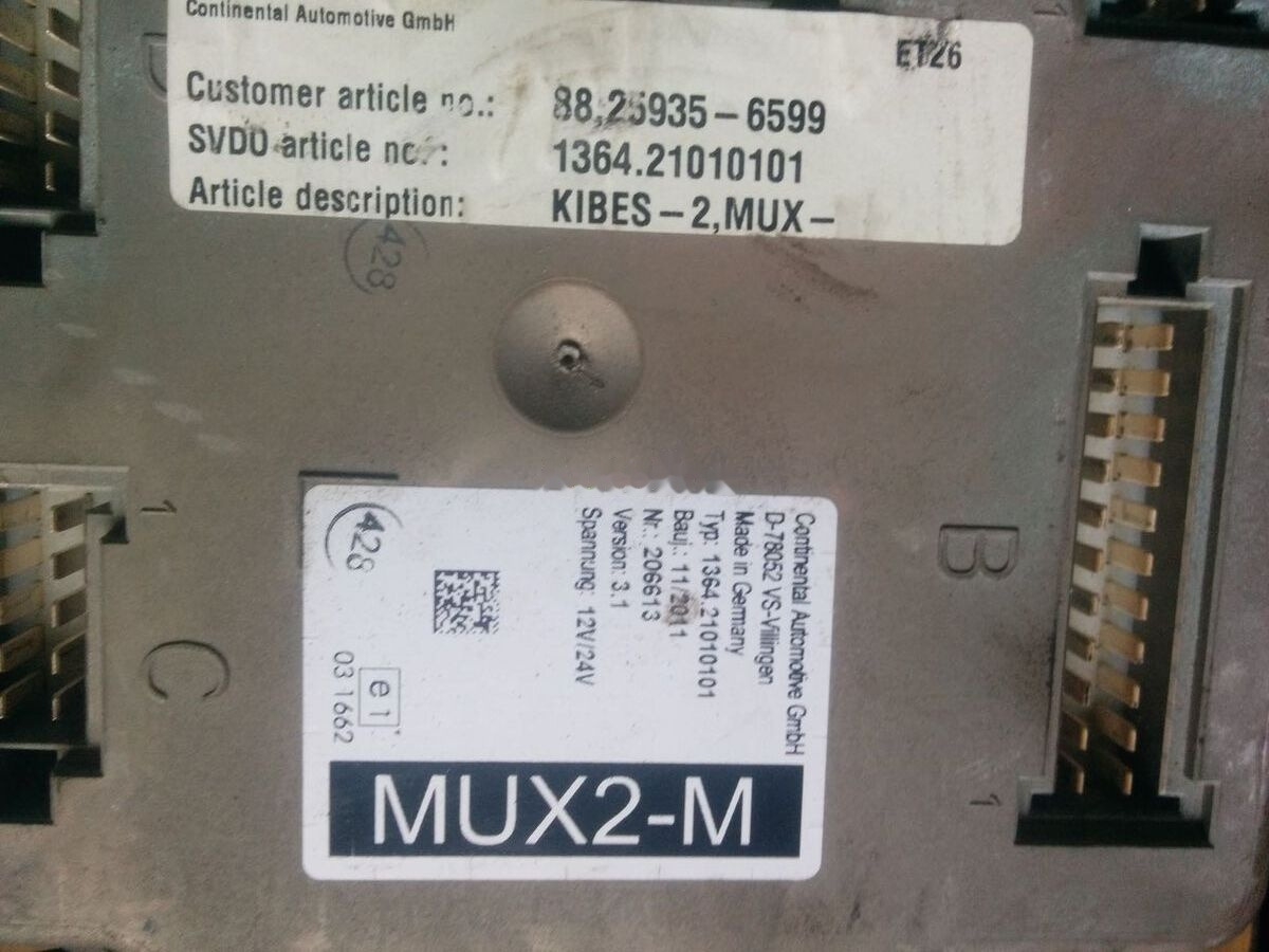MAN MUX2-M 1364.21020101/ 1364.21010101 MAN City - Bloc de gestion pour Bus: photos 4 MAN MUX2-M 1364.21020101/ 1364.21010101 MAN City - Bloc de gestion pour Bus: photos 4