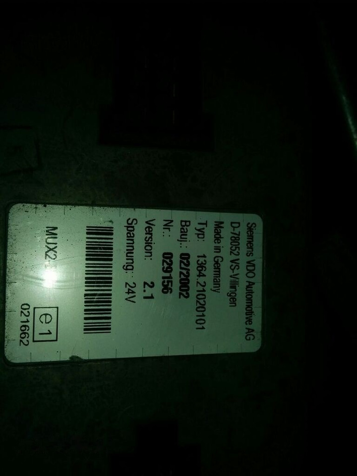 Neoplan MUX2-B Neoplan - Bloc de gestion pour Bus: photos 4 Neoplan MUX2-B Neoplan - Bloc de gestion pour Bus: photos 4