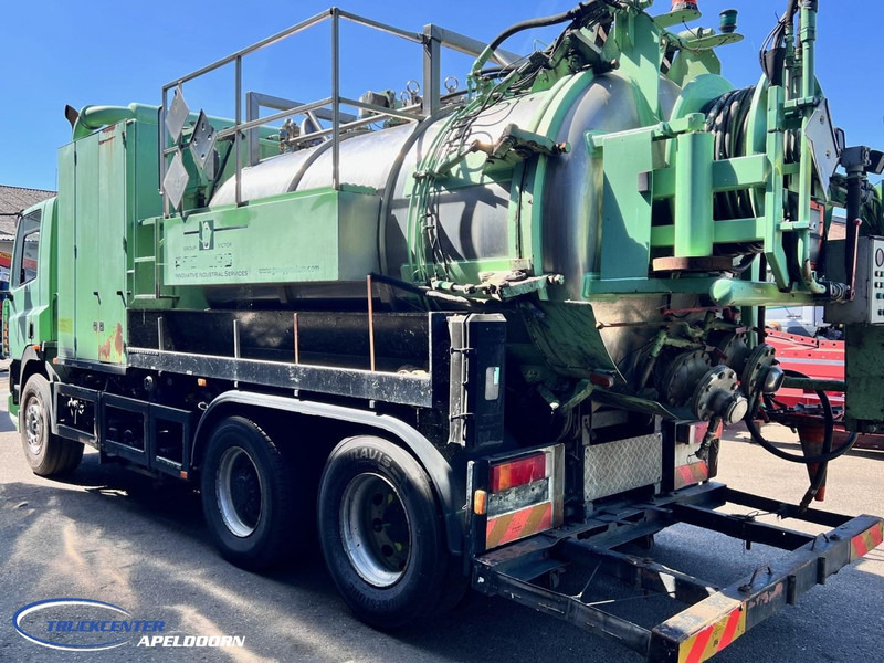 DAF CF 85.380 Inox tank ADR, 6x2, Euro 2 - Camion hydrocureur: photos 4 DAF CF 85.380 Inox tank ADR, 6x2, Euro 2 - Camion hydrocureur: photos 4