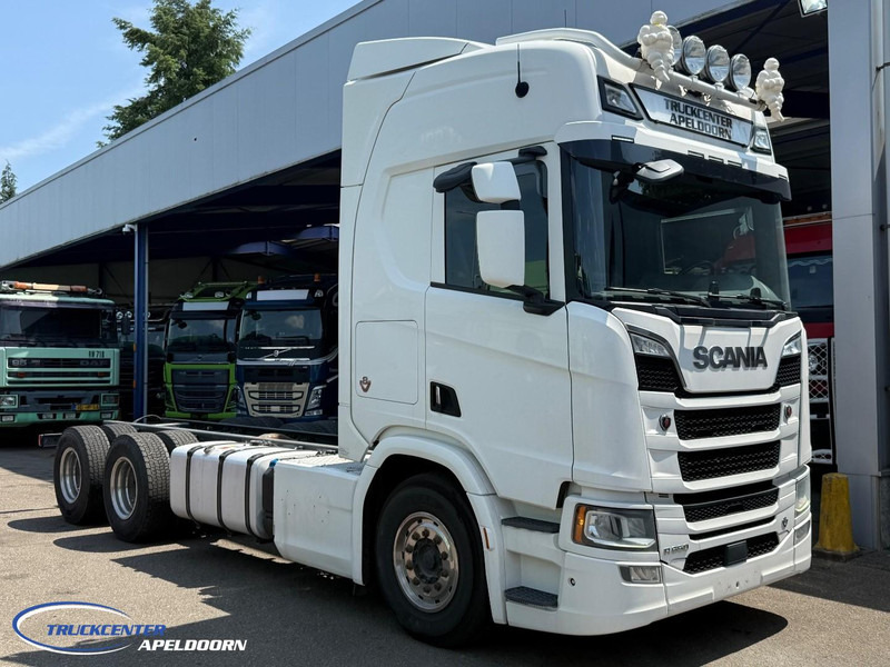 Scania R650 V8 NGS 6x4, Standclima, Retarder, PTO, 9000 kg Vooras - Châssis cabine: photos 1 Scania R650 V8 NGS 6x4, Standclima, Retarder, PTO, 9000 kg Vooras - Châssis cabine: photos 1