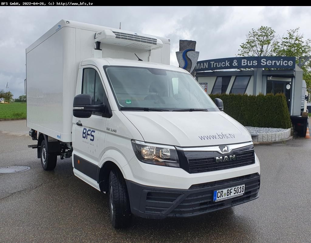 MAN TGE 3.140 4x2 F SB Kühlkoffer, FD mit LBW, Therm - Utilitaire frigorifique: photos 1 MAN TGE 3.140 4x2 F SB Kühlkoffer, FD mit LBW, Therm - Utilitaire frigorifique: photos 1