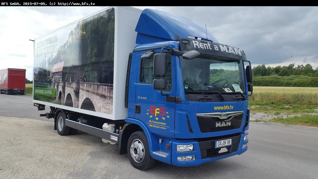 MAN TGL 8.220 4x2 BL EURO 6 Koffer Heimattruck - Fourgon grand volume: photos 1 MAN TGL 8.220 4x2 BL EURO 6 Koffer Heimattruck - Fourgon grand volume: photos 1