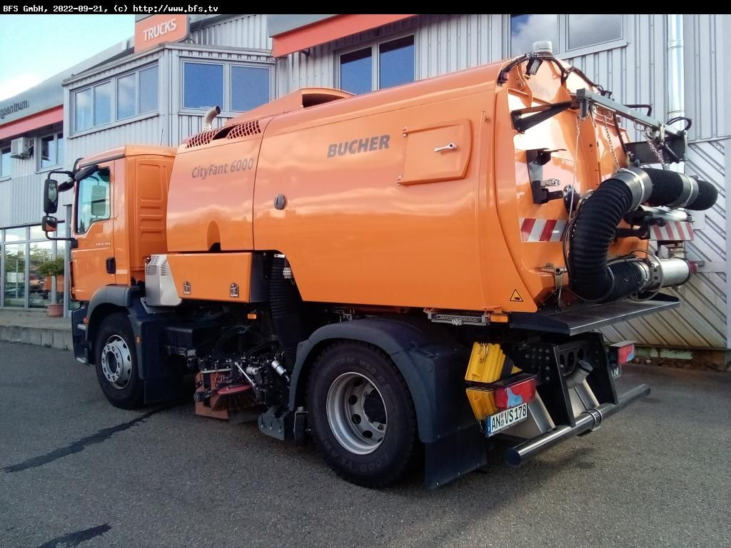MAN TGM 15.290 4x2 BL CityFant 6000 SH Doppelseitige - Balayeuse de voirie: photos 3 MAN TGM 15.290 4x2 BL CityFant 6000 SH Doppelseitige - Balayeuse de voirie: photos 3
