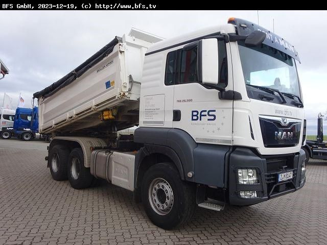 MAN TGS 26.500 6x4 BB MEILLER Bordmatik links, Motor - Camion benne: photos 3 MAN TGS 26.500 6x4 BB MEILLER Bordmatik links, Motor - Camion benne: photos 3