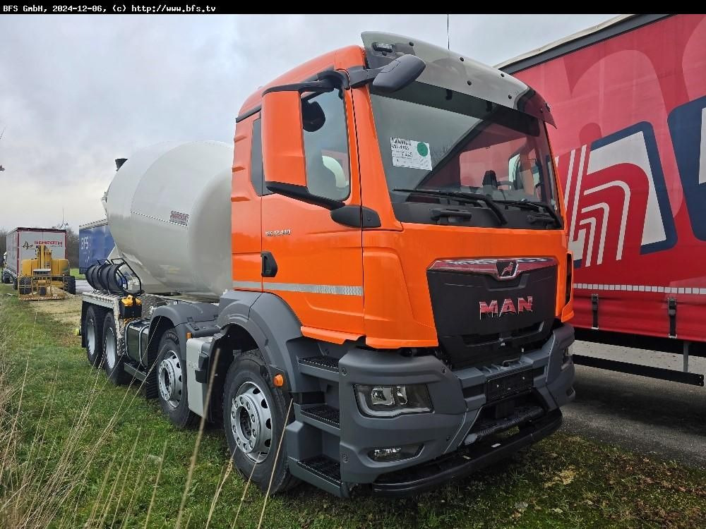 MAN TGS (TG3) 32.400 8x4 BB CH Betonmischer Stetter - Camion malaxeur: photos 1 MAN TGS (TG3) 32.400 8x4 BB CH Betonmischer Stetter - Camion malaxeur: photos 1