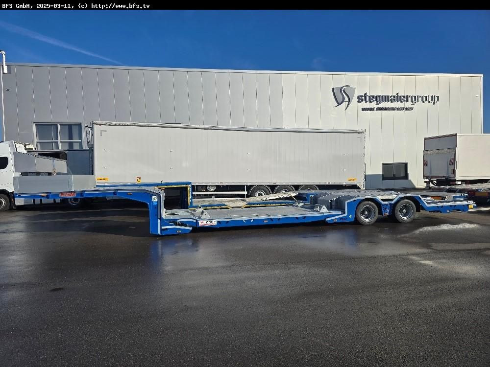 Semi Trailer 26 FGM 2-Achs Tieflader - Semi-remorque surbaissé: photos 1 Semi Trailer 26 FGM 2-Achs Tieflader - Semi-remorque surbaissé: photos 1