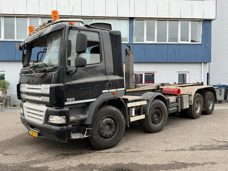 DAF CF 85.460 8X4 EURO 5 - FULL STEEL SUSP. - MANUAL GEAR - BIG AXLES + VDL HOOKLIFT - Camion ampliroll: photos 1 DAF CF 85.460 8X4 EURO 5 - FULL STEEL SUSP. - MANUAL GEAR - BIG AXLES + VDL HOOKLIFT - Camion ampliroll: photos 1
