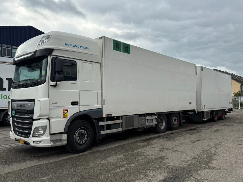 DAF XF 480 6X2 + 2 AXLE HANGER + TRS COOLING + DHOLLANDIA LIFT (2x) - Camion frigorifique: photos 1 DAF XF 480 6X2 + 2 AXLE HANGER + TRS COOLING + DHOLLANDIA LIFT (2x) - Camion frigorifique: photos 1