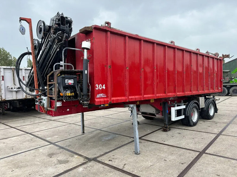 Diversen TIPPER TRAILER WITH HIAB CRANE 099 B-3 HIDUO REMOTE CONTROLE - Semi-remorque benne: photos 1 Diversen TIPPER TRAILER WITH HIAB CRANE 099 B-3 HIDUO REMOTE CONTROLE - Semi-remorque benne: photos 1