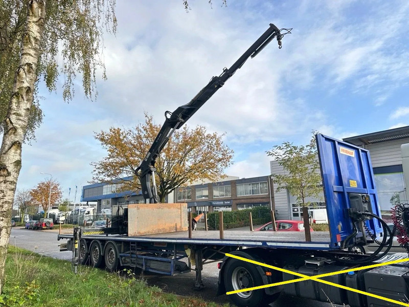 Fruehauf MET HIAB 122E-3 REMOTE CONTROLE, 2014 - Semi-remorque plateau: photos 1 Fruehauf MET HIAB 122E-3 REMOTE CONTROLE, 2014 - Semi-remorque plateau: photos 1