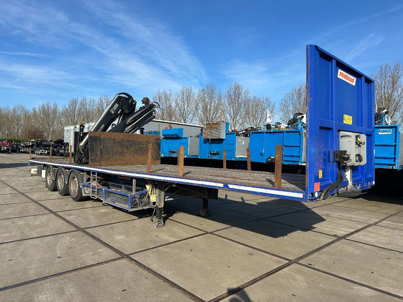 Fruehauf MET HIAB 122E-3 REMOTE CONTROLE, 2014 - Semi-remorque plateau: photos 2 Fruehauf MET HIAB 122E-3 REMOTE CONTROLE, 2014 - Semi-remorque plateau: photos 2