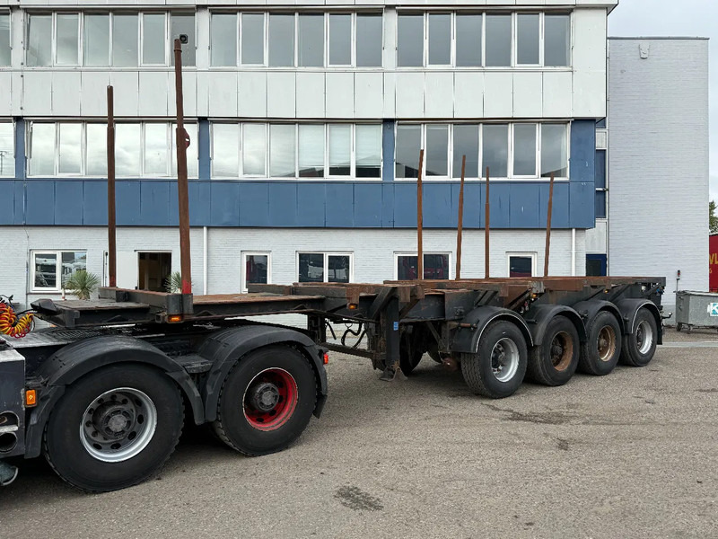 KEL-BERG 4 AXLE - BPW - EXTENDABLE - HOLZ/WOOD/HOUT - Semi-remorque grumier: photos 1 KEL-BERG 4 AXLE - BPW - EXTENDABLE - HOLZ/WOOD/HOUT - Semi-remorque grumier: photos 1