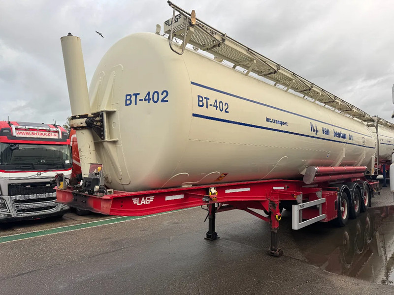 LAG O-3-39 - 61.000 LITER - TIPPER BULK - 3 AXLE - BPW - Semi-remorque citerne: photos 1 LAG O-3-39 - 61.000 LITER - TIPPER BULK - 3 AXLE - BPW - Semi-remorque citerne: photos 1