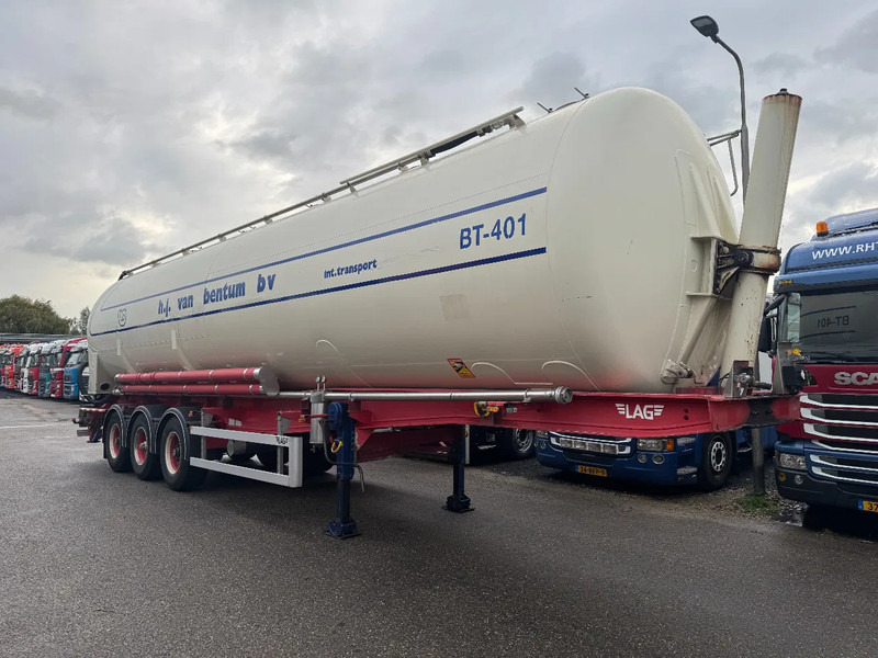 LAG O-3-39 - 61.000 LITER - TIPPER BULK - 3 AXLE - BPW - Semi-remorque citerne: photos 1 LAG O-3-39 - 61.000 LITER - TIPPER BULK - 3 AXLE - BPW - Semi-remorque citerne: photos 1