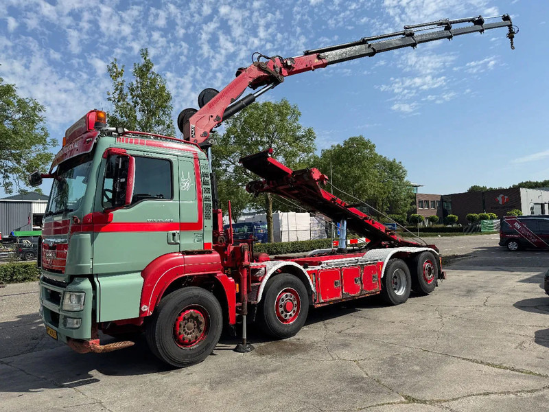 MAN TGS 35.480 8X4 HMF 2420 K5 + HMF ABLE + REMOTE CONTROL - Camion grue: photos 1 MAN TGS 35.480 8X4 HMF 2420 K5 + HMF ABLE + REMOTE CONTROL - Camion grue: photos 1