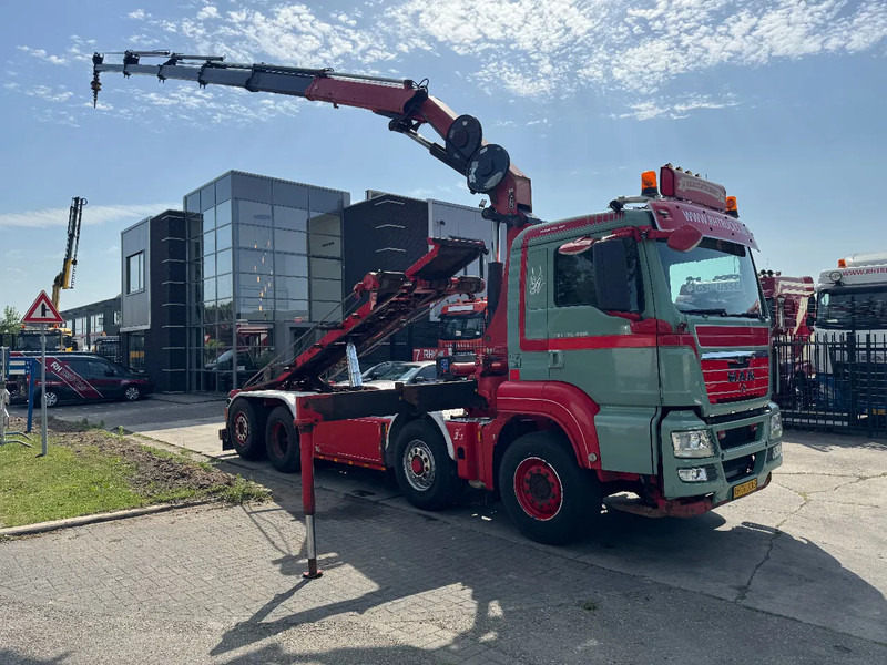 MAN TGS 35.480 8X4 HMF 2420 K5 + HMF ABLE + REMOTE CONTROL - Camion - système de câble, Camion grue: photos 1 MAN TGS 35.480 8X4 HMF 2420 K5 + HMF ABLE + REMOTE CONTROL - Camion - système de câble, Camion grue: photos 1