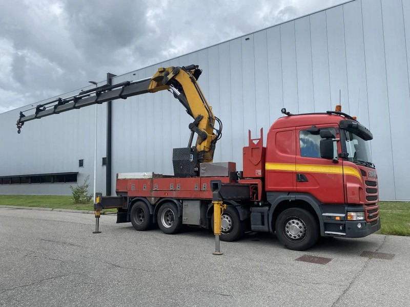 Scania G480 8X4 + EFFER 1250 6S + REMOTE + WINCH - 6+3 EXTENSIONS - Camion grue: photos 1 Scania G480 8X4 + EFFER 1250 6S + REMOTE + WINCH - 6+3 EXTENSIONS - Camion grue: photos 1