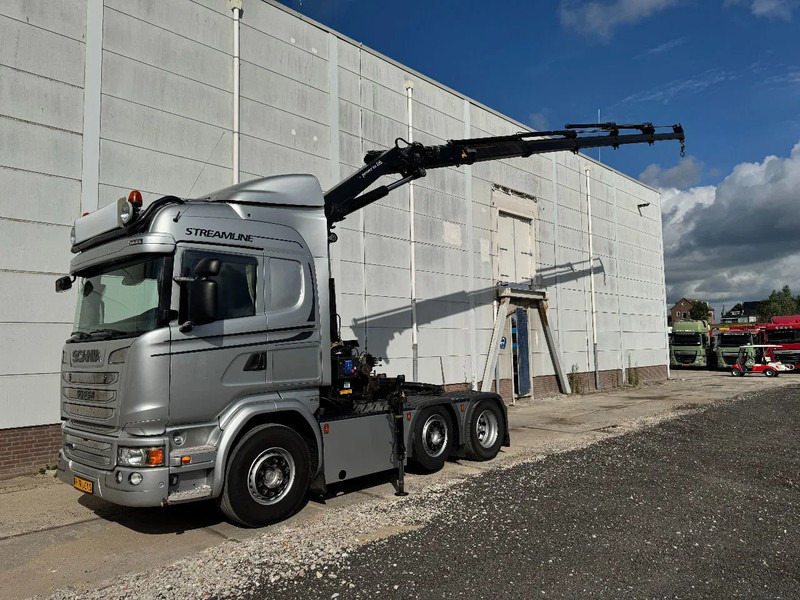Scania R450 6X2 HMF 2120 K5 + REMOTE CONTROL - Camion grue: photos 1 Scania R450 6X2 HMF 2120 K5 + REMOTE CONTROL - Camion grue: photos 1