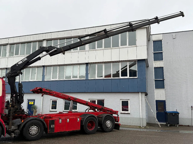 Scania R480 8X2 + HIAB 220-4 + REMOTE + HIAB MULTILIFT - Camion - système de câble, Camion grue: photos 3 Scania R480 8X2 + HIAB 220-4 + REMOTE + HIAB MULTILIFT - Camion - système de câble, Camion grue: photos 3