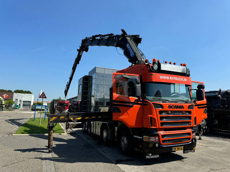 Scania R560 V8 8X2 + EFFER CRANE 1550 6S + FLYJIP 6XHYDR + REMOTE + WINCH - Camion grue: photos 3 Scania R560 V8 8X2 + EFFER CRANE 1550 6S + FLYJIP 6XHYDR + REMOTE + WINCH - Camion grue: photos 3