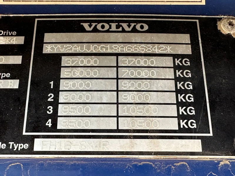 Tracteur routier Volvo FH 16.650 10X4 170 TON INTARDER: photos 16