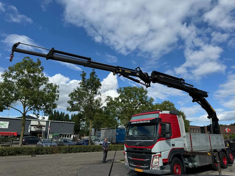 Volvo FMX 460 8X4 PALFINGER PK53002 + FLY JIP AN REMOTE CONTROLE, LAST AXEL STEERING - Camion grue: photos 1 Volvo FMX 460 8X4 PALFINGER PK53002 + FLY JIP AN REMOTE CONTROLE, LAST AXEL STEERING - Camion grue: photos 1